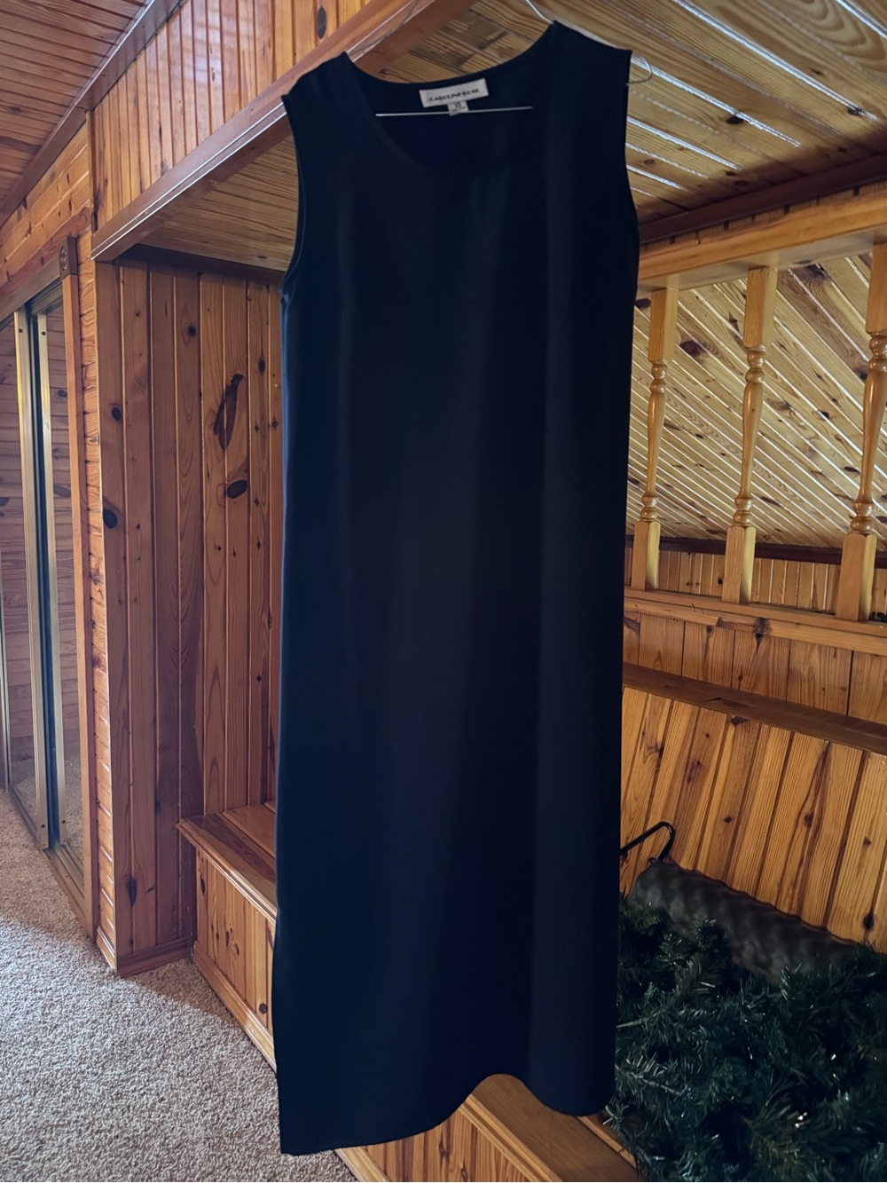Lafayette 148 New York Black Sleeveless Shift Dress